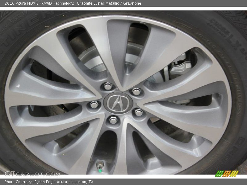 Graphite Luster Metallic / Graystone 2016 Acura MDX SH-AWD Technology
