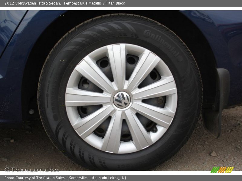 Tempest Blue Metallic / Titan Black 2012 Volkswagen Jetta S Sedan