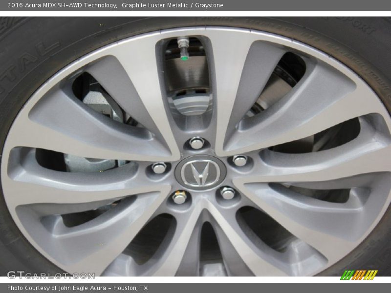 Graphite Luster Metallic / Graystone 2016 Acura MDX SH-AWD Technology
