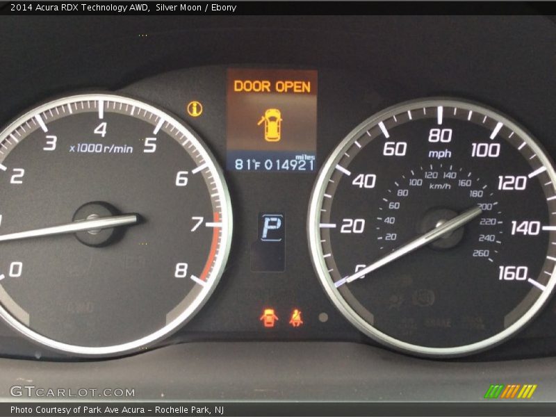 Silver Moon / Ebony 2014 Acura RDX Technology AWD