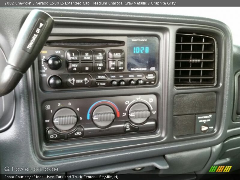 Medium Charcoal Gray Metallic / Graphite Gray 2002 Chevrolet Silverado 1500 LS Extended Cab