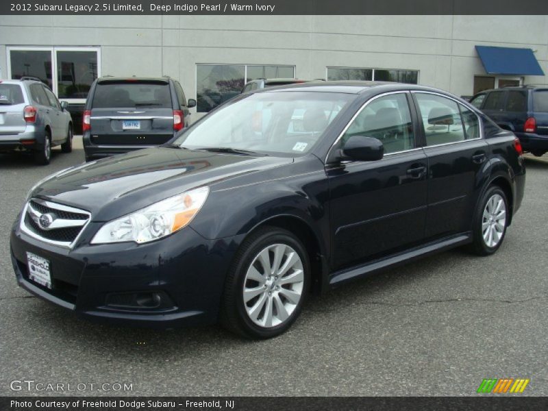 Deep Indigo Pearl / Warm Ivory 2012 Subaru Legacy 2.5i Limited