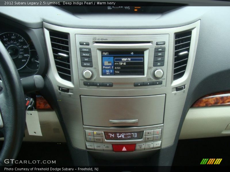 Deep Indigo Pearl / Warm Ivory 2012 Subaru Legacy 2.5i Limited