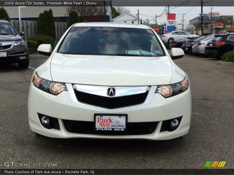 Premium White Pearl / Ebony 2009 Acura TSX Sedan