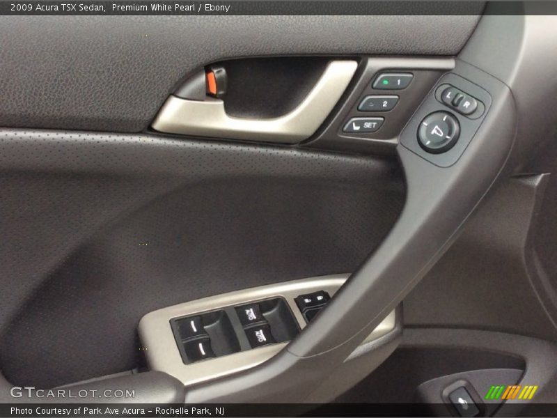 Premium White Pearl / Ebony 2009 Acura TSX Sedan
