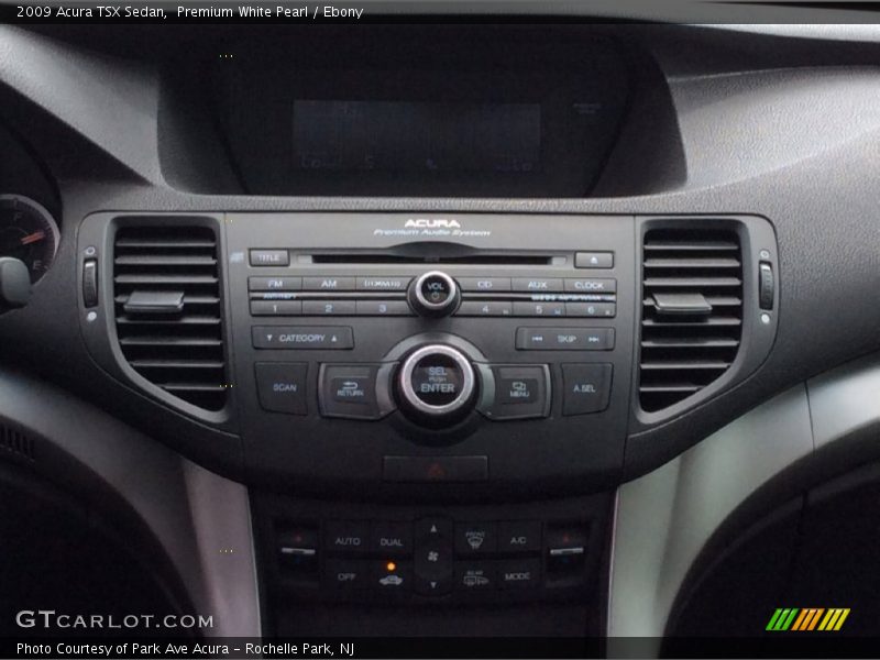Premium White Pearl / Ebony 2009 Acura TSX Sedan