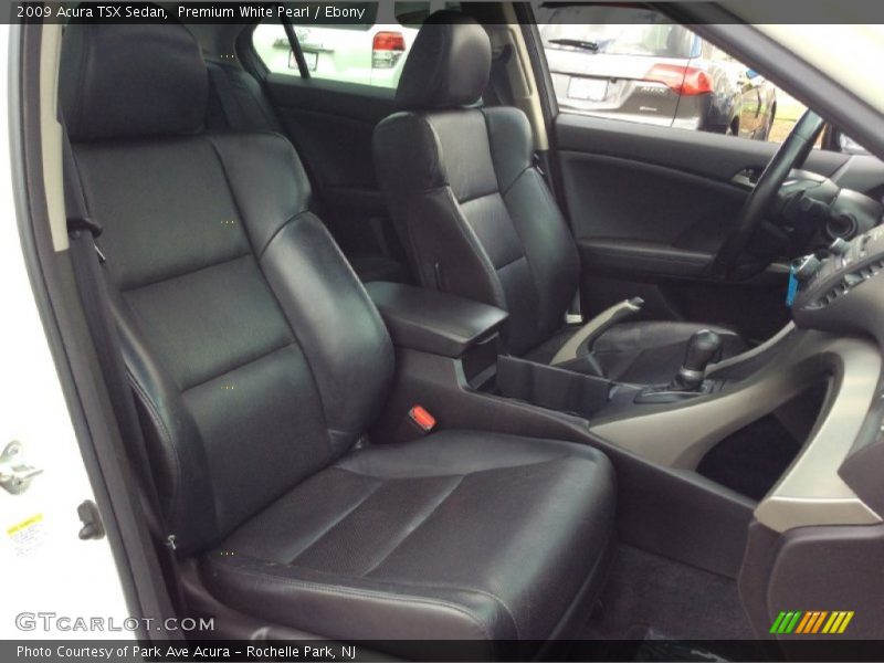 Premium White Pearl / Ebony 2009 Acura TSX Sedan