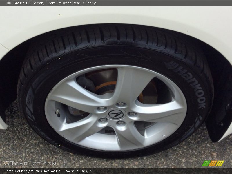 Premium White Pearl / Ebony 2009 Acura TSX Sedan