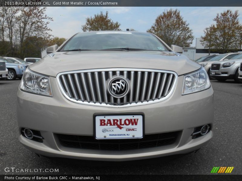Gold Mist Metallic / Cocoa/Cashmere 2011 Buick LaCrosse CXL