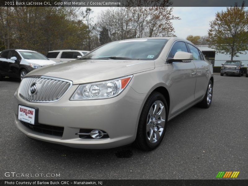 Gold Mist Metallic / Cocoa/Cashmere 2011 Buick LaCrosse CXL