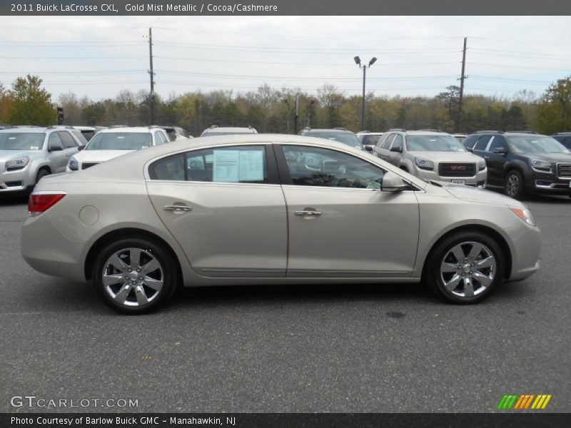 Gold Mist Metallic / Cocoa/Cashmere 2011 Buick LaCrosse CXL