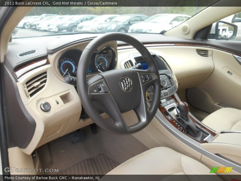 Gold Mist Metallic / Cocoa/Cashmere 2011 Buick LaCrosse CXL