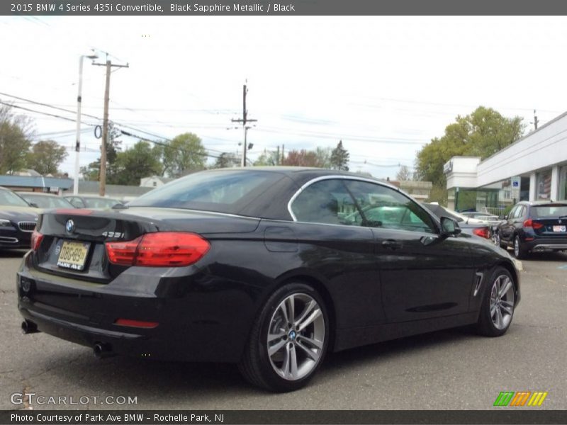 Black Sapphire Metallic / Black 2015 BMW 4 Series 435i Convertible