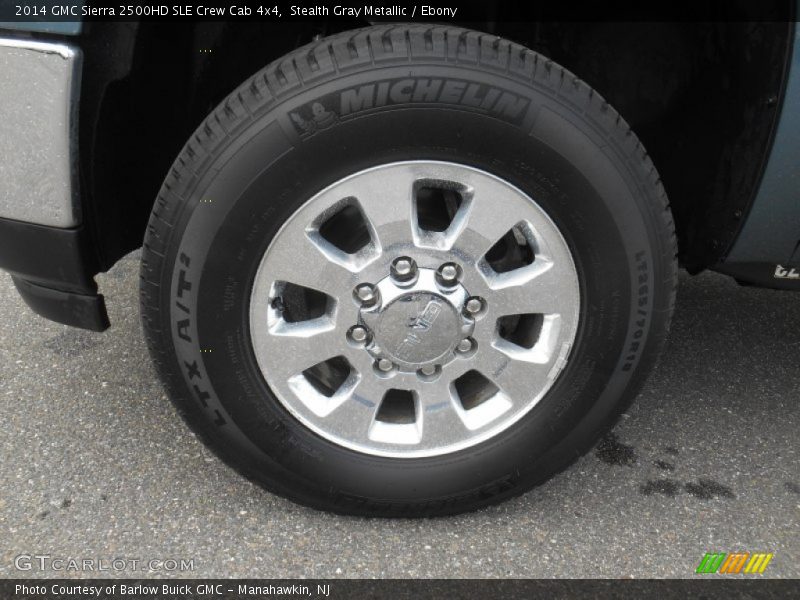 Stealth Gray Metallic / Ebony 2014 GMC Sierra 2500HD SLE Crew Cab 4x4