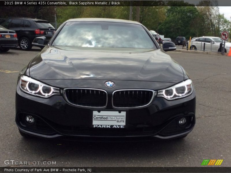 Black Sapphire Metallic / Black 2015 BMW 4 Series 435i Convertible