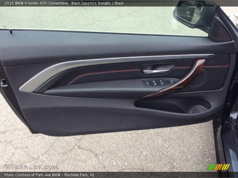Black Sapphire Metallic / Black 2015 BMW 4 Series 435i Convertible