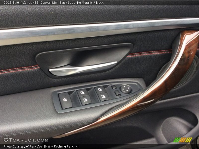 Black Sapphire Metallic / Black 2015 BMW 4 Series 435i Convertible
