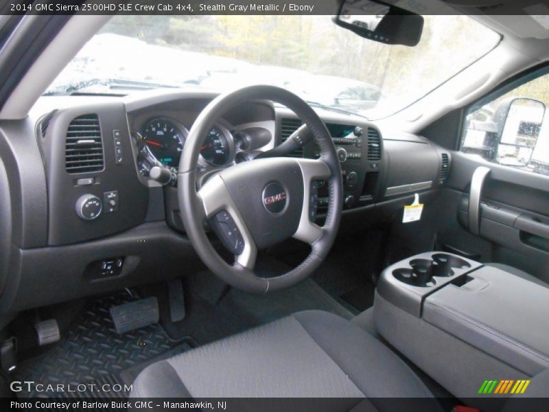 Stealth Gray Metallic / Ebony 2014 GMC Sierra 2500HD SLE Crew Cab 4x4