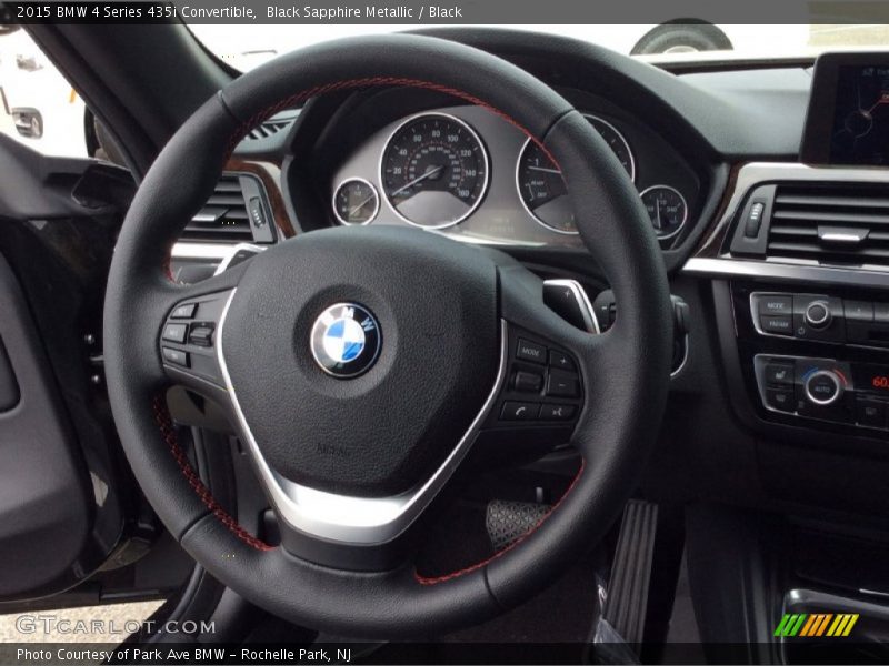 Black Sapphire Metallic / Black 2015 BMW 4 Series 435i Convertible