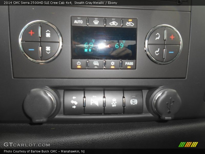 Stealth Gray Metallic / Ebony 2014 GMC Sierra 2500HD SLE Crew Cab 4x4