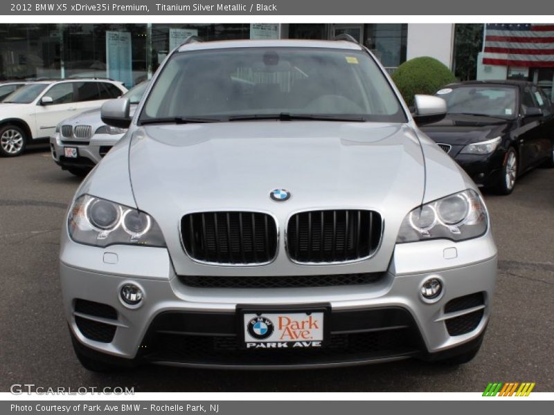 Titanium Silver Metallic / Black 2012 BMW X5 xDrive35i Premium