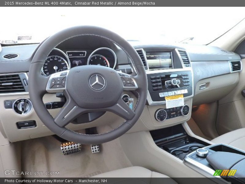Cinnabar Red Metallic / Almond Beige/Mocha 2015 Mercedes-Benz ML 400 4Matic