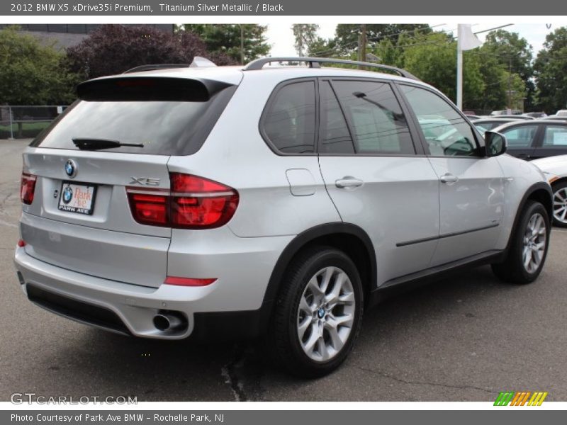 Titanium Silver Metallic / Black 2012 BMW X5 xDrive35i Premium