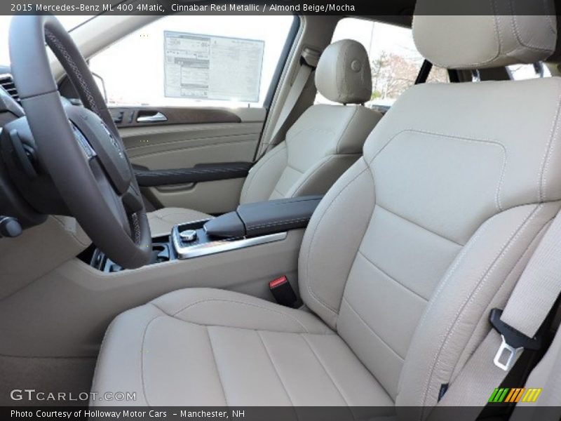 Front Seat of 2015 ML 400 4Matic