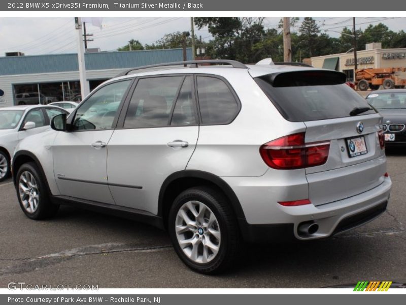 Titanium Silver Metallic / Black 2012 BMW X5 xDrive35i Premium
