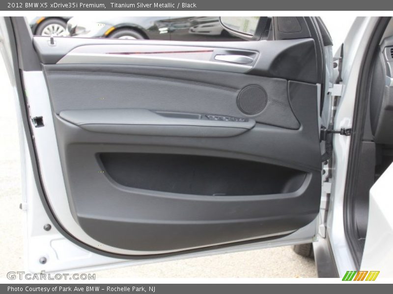 Titanium Silver Metallic / Black 2012 BMW X5 xDrive35i Premium