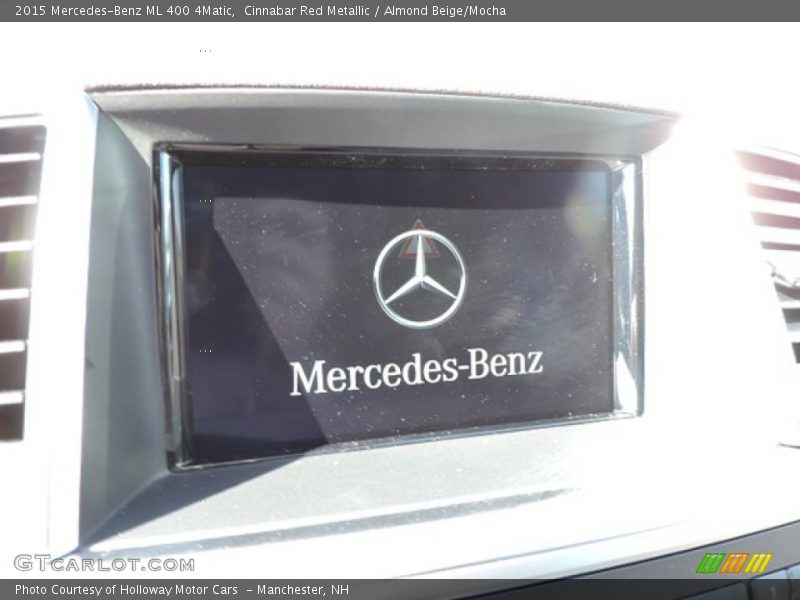 Cinnabar Red Metallic / Almond Beige/Mocha 2015 Mercedes-Benz ML 400 4Matic