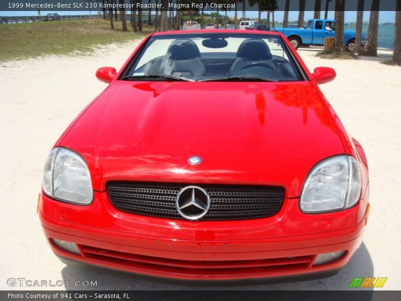 Magma Red / Charcoal 1999 Mercedes-Benz SLK 230 Kompressor Roadster