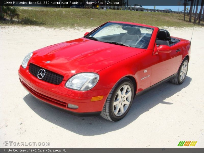 Magma Red / Charcoal 1999 Mercedes-Benz SLK 230 Kompressor Roadster