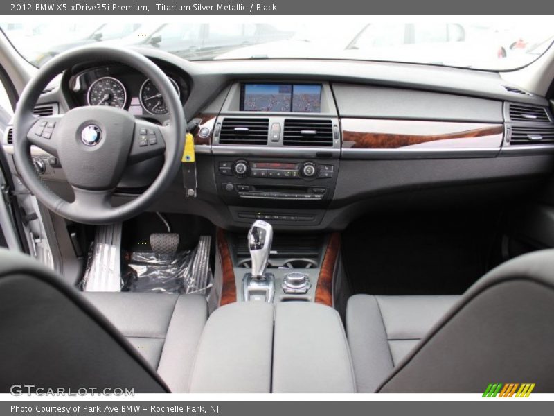 Titanium Silver Metallic / Black 2012 BMW X5 xDrive35i Premium