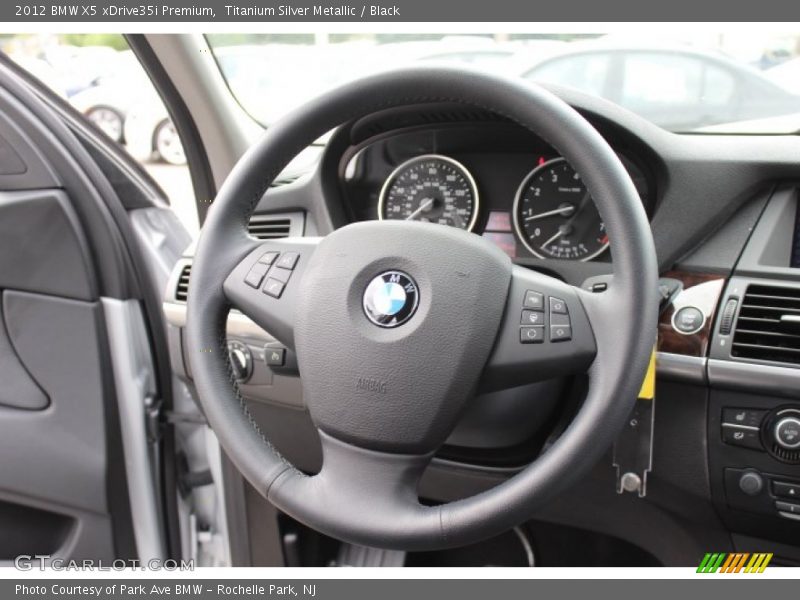 Titanium Silver Metallic / Black 2012 BMW X5 xDrive35i Premium