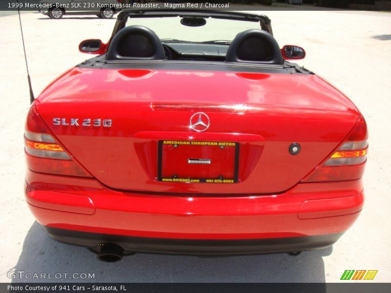 Magma Red / Charcoal 1999 Mercedes-Benz SLK 230 Kompressor Roadster