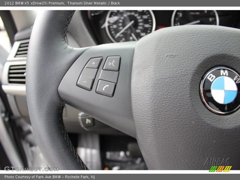Titanium Silver Metallic / Black 2012 BMW X5 xDrive35i Premium