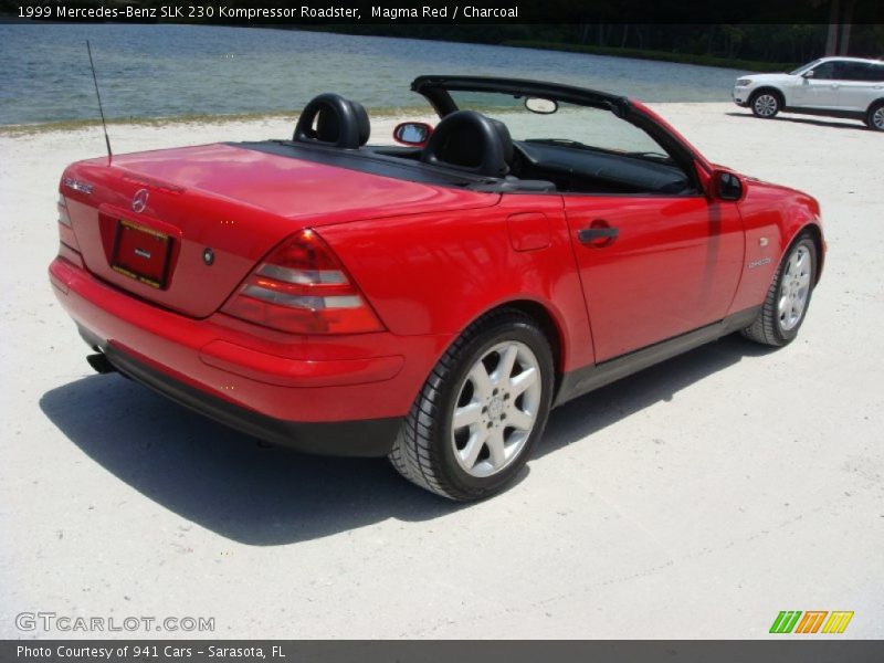 Magma Red / Charcoal 1999 Mercedes-Benz SLK 230 Kompressor Roadster