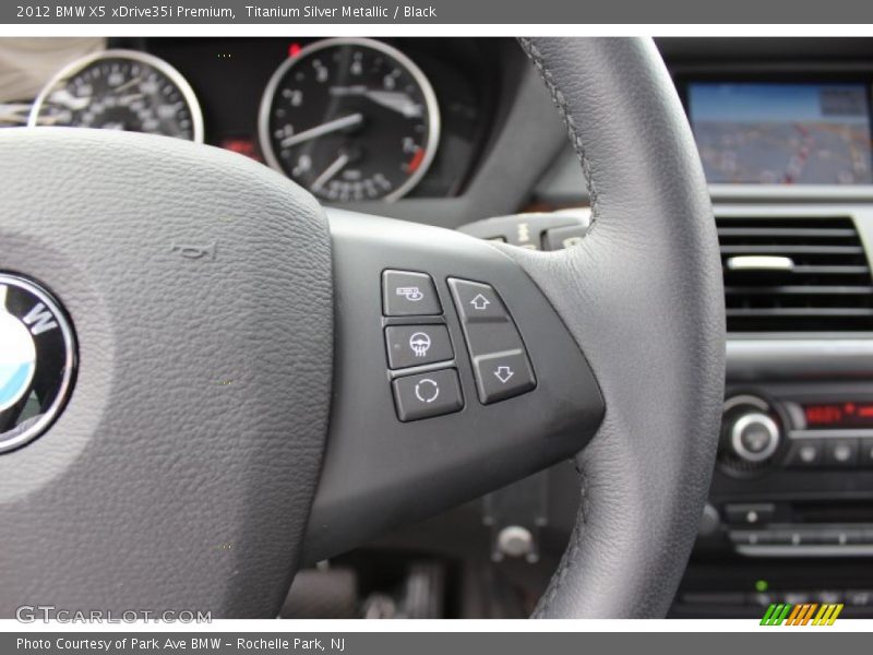 Titanium Silver Metallic / Black 2012 BMW X5 xDrive35i Premium