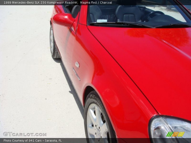 Magma Red / Charcoal 1999 Mercedes-Benz SLK 230 Kompressor Roadster