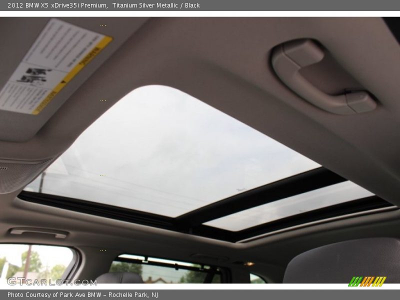 Titanium Silver Metallic / Black 2012 BMW X5 xDrive35i Premium