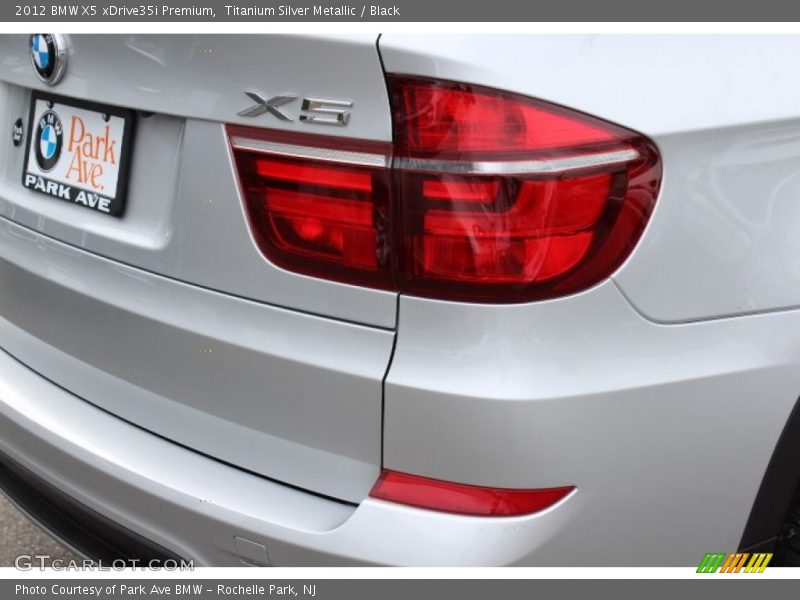 Titanium Silver Metallic / Black 2012 BMW X5 xDrive35i Premium