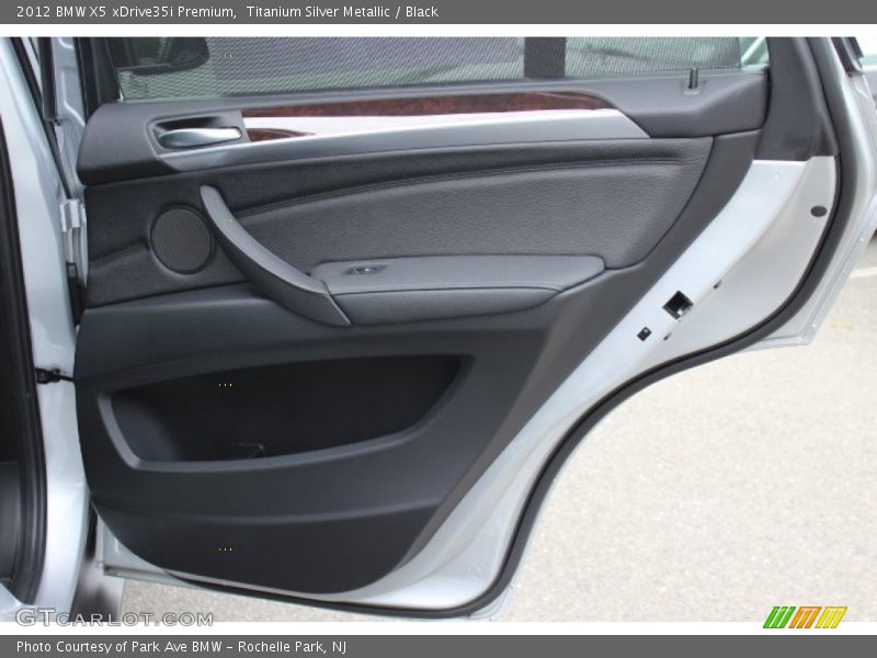 Titanium Silver Metallic / Black 2012 BMW X5 xDrive35i Premium