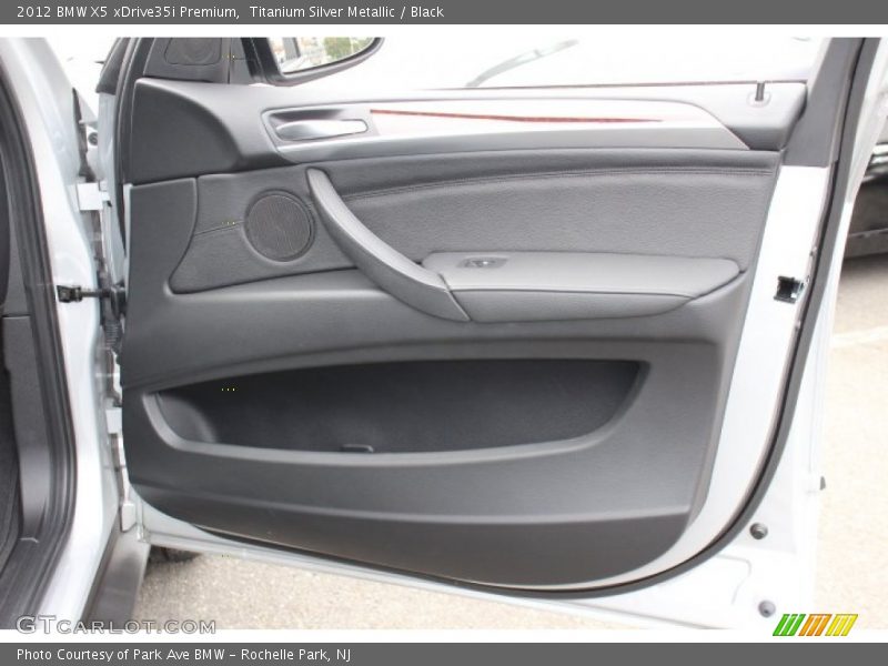 Titanium Silver Metallic / Black 2012 BMW X5 xDrive35i Premium