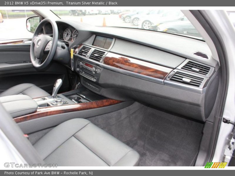 Titanium Silver Metallic / Black 2012 BMW X5 xDrive35i Premium