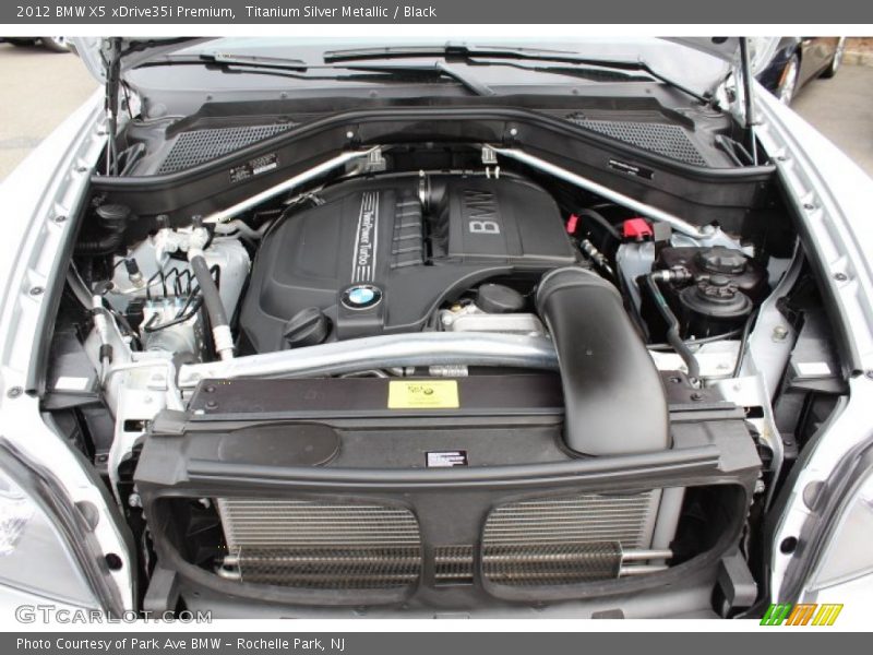 Titanium Silver Metallic / Black 2012 BMW X5 xDrive35i Premium