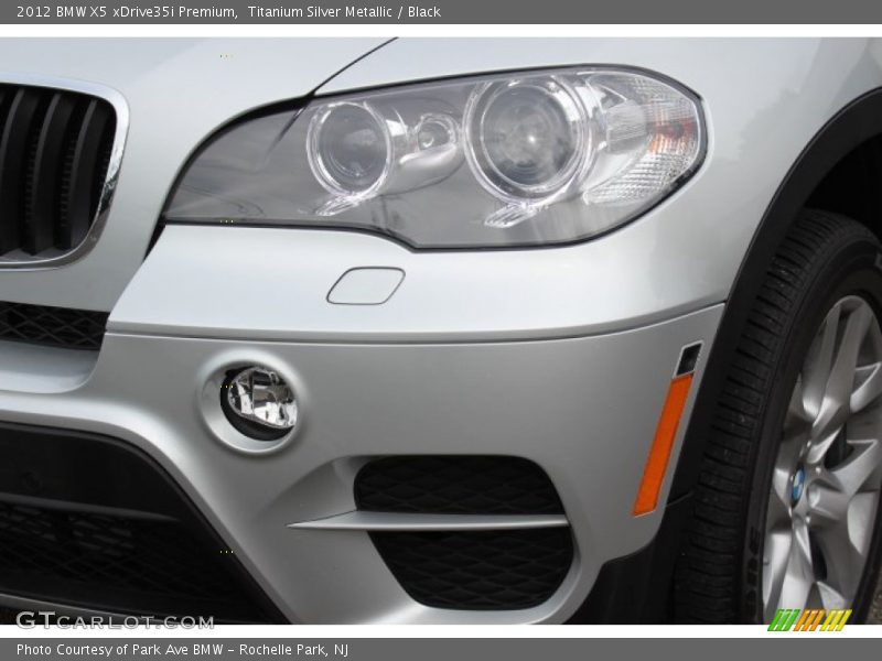 Titanium Silver Metallic / Black 2012 BMW X5 xDrive35i Premium