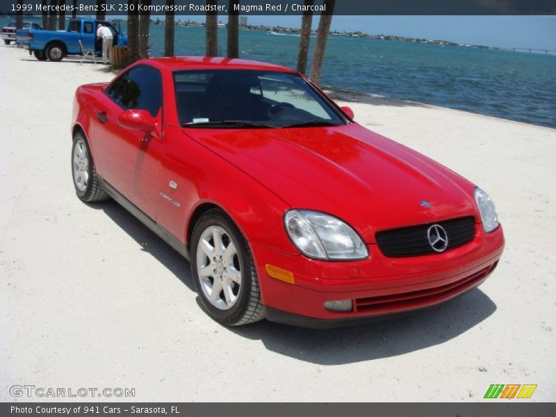 Magma Red / Charcoal 1999 Mercedes-Benz SLK 230 Kompressor Roadster