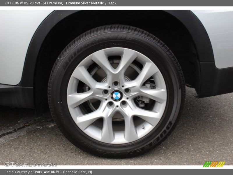 Titanium Silver Metallic / Black 2012 BMW X5 xDrive35i Premium