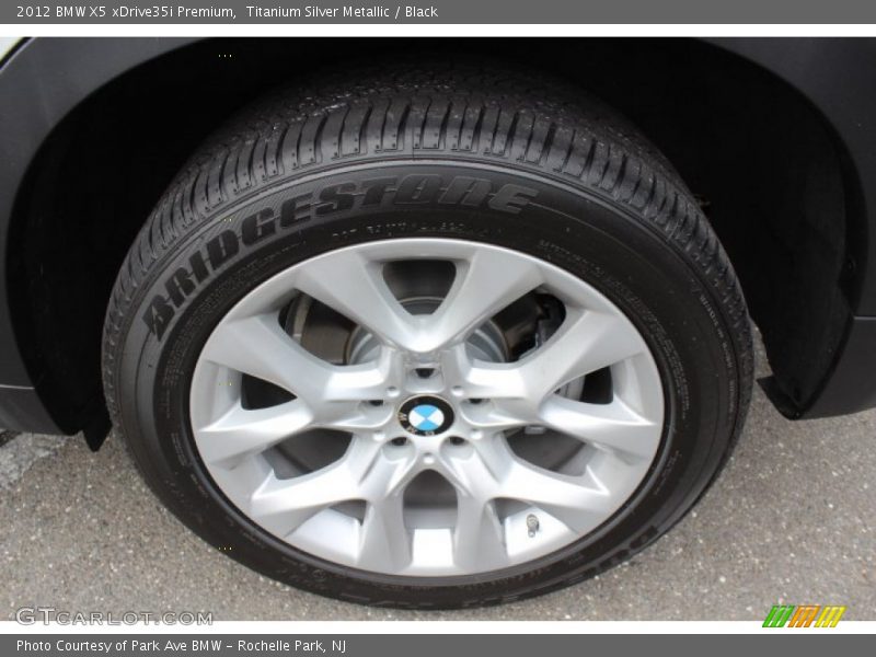 Titanium Silver Metallic / Black 2012 BMW X5 xDrive35i Premium